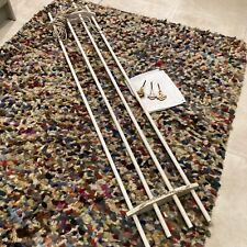 Vintage Wooden Country House pully clothes airer Ceiling Hanging 185 cm 