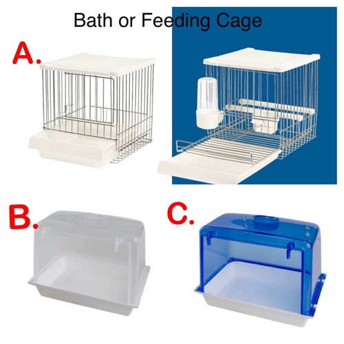 Large bird cage bath for - cage,