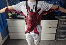 Dragon Fancy Dress Costume Age 3-7 Years Adjustable Straps Dream Play Imagine