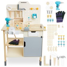 Kids Tool Bench & Wooden Set