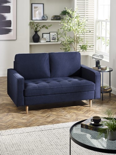 Henrietta deep blue linen - henrietta,