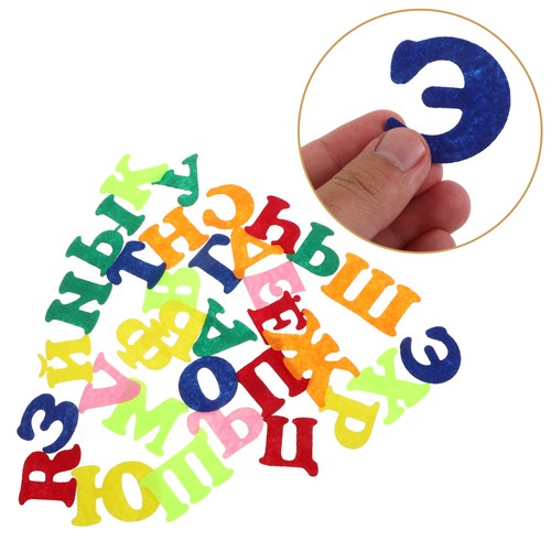 Felt alphabet stickers - felt, for