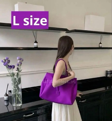 Dark purple pvc - tote, bag