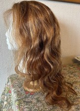 Honey Blonde Ombre Wavy Lace Front 150% Density Ladies Wig 20" New CG T03