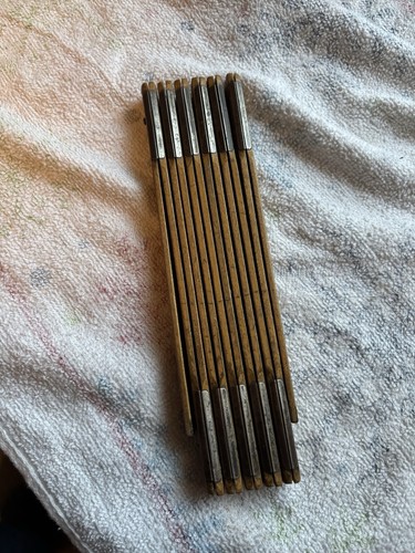 Antique folding ruler - antique,