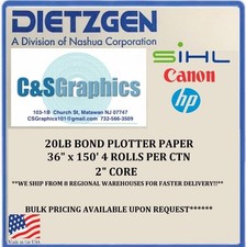 4 ROLLS 36'' X 150' 20lb