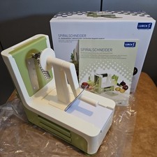 Lakeland Lurch Hand Vegetable Spiralizer  3 Easy Interchangeable Blades