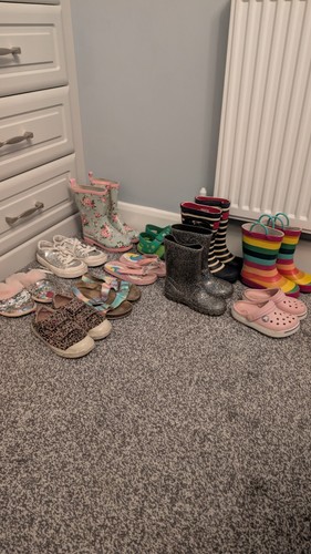 Girls shoe and wellies bundle