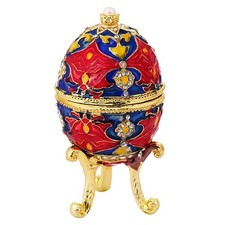 Red Enamel Faberge Easter Egg