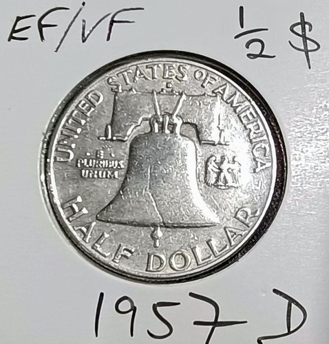 1957 half dollar - half,