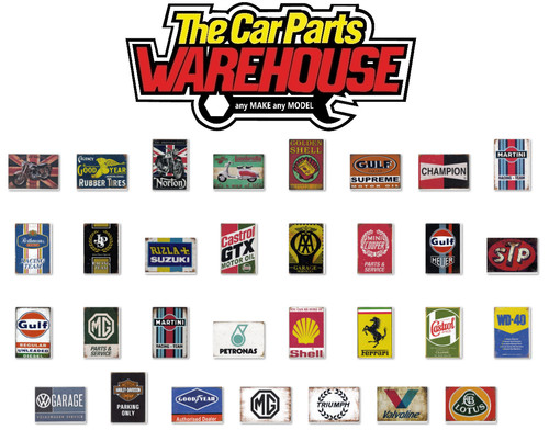 Metal wall signs - , garage