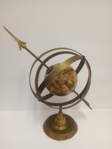 Armillary sphere sundial brass - sphere,