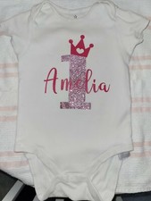 Personalised Custom Baby Bodysuit vest Clothes Girl Boy Gift any design