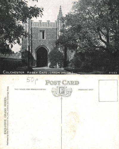 Vintage postcard colchester - vintage,