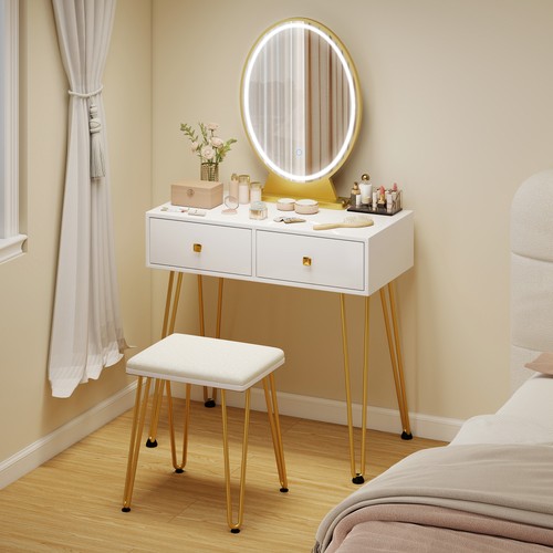 Homcom dressing table - homcom, set