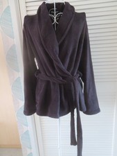 Marks & Spencer Black short dressing gown size 16