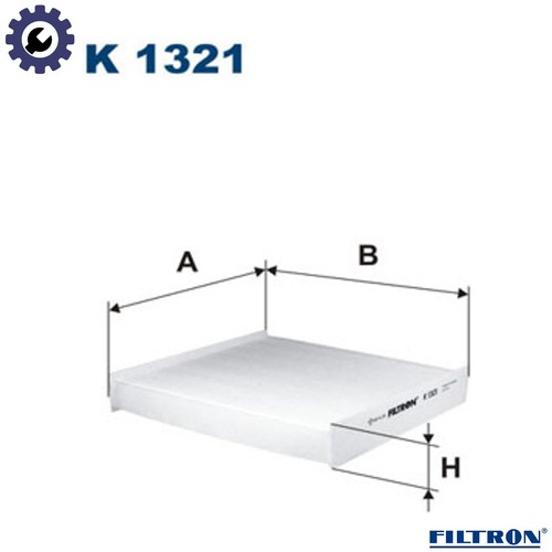 Filter cabin air 1321 - k,