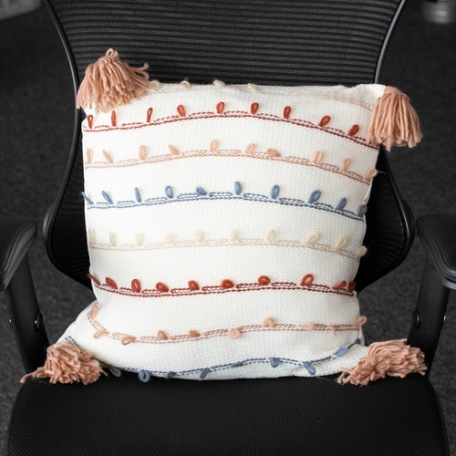 Mediterranean stripe cushion - mediterranean,