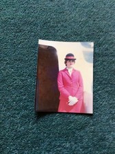 Sa17 Bw Photograph Photo Air Stewardess Undated 1970s Pink Outfit
