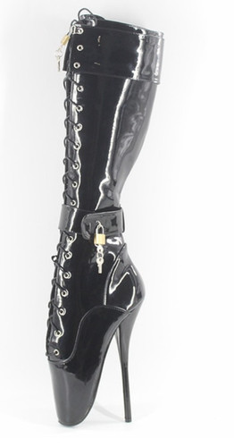 Stiletto ballet boots - , knee