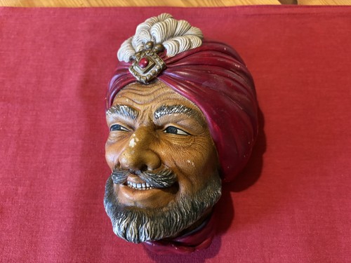 Vintage rajah chalkware - “rajah”,
