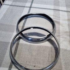 vintage chrome headlight trims bezels classic car