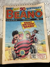 17 Beano Comics 1988 VG+ 50th Birthday! Dandy