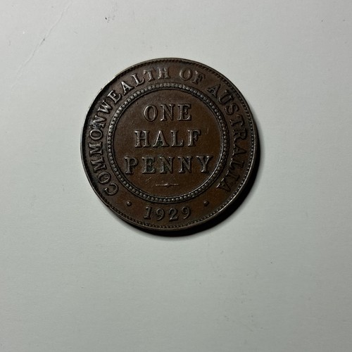 Australia one half - one, penny