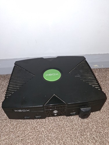 Original xbox console black - xbox,