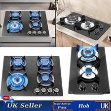 Portable Caravan Camper Van 2/4 Burners Gas Hob LPG Stove Kitchen Camping Cooker