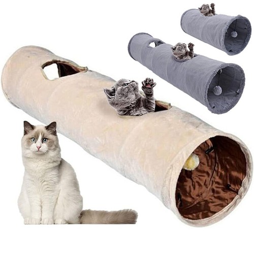 Collapsible cat tunnel - collapsible, in