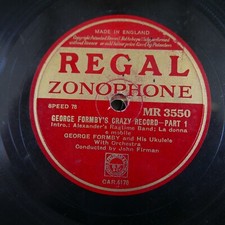 78rpm GEORGE FORMBY crazy