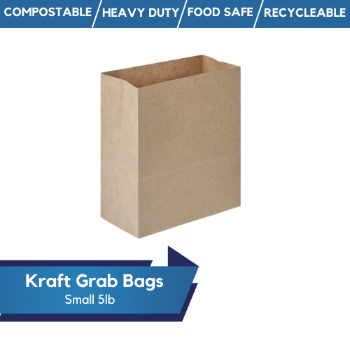 Brown paper bags - brown, without