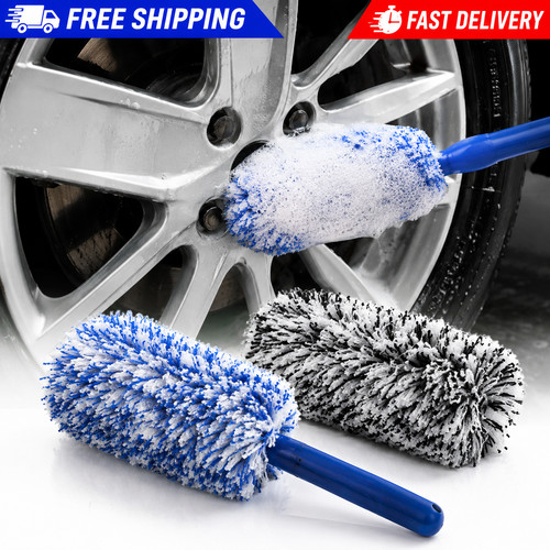 Car wheel cleaning brush - wheel,