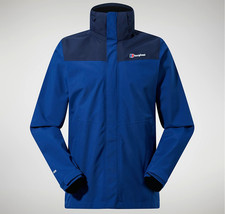 Berghaus Mens GORETEX Waterproof Hillwalker IA Shell Jacket - Blue RRP £200. a13