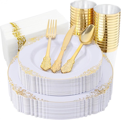Nervure 175pcs white and gold - 175pcs,