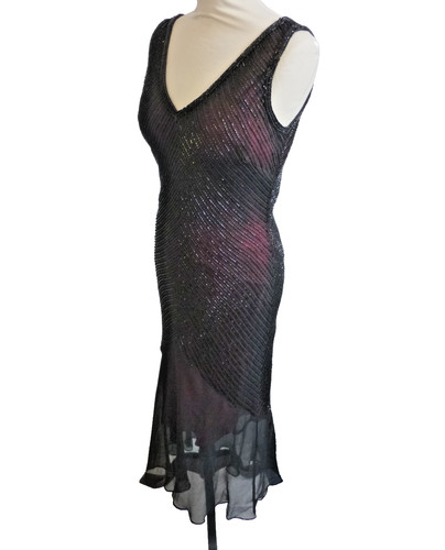 Precis petite black - petite, beaded