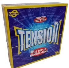 Tension Family Board Game 6130 Cheatwell Games Family Edition Min 2 Players USED