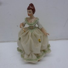 Vintage Dresden Lady Lace
