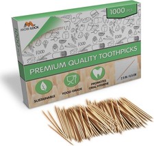 1000 Pcs Bamboo Toothpicks -