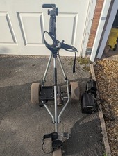 Powakaddy Freeway Working with 36 Hole Battery and Charger Umbrella Holder & Bag