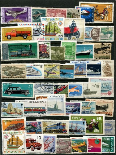 Transport stamps packet of - on,