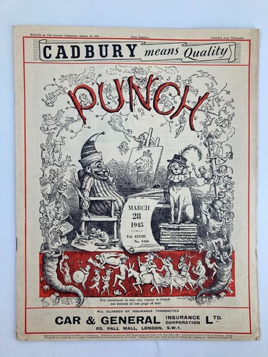 Vtg punch magazine march - punch, 28