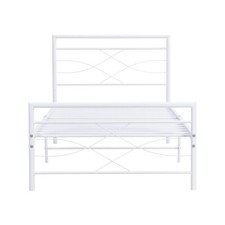 Single Double Bed Metal Steel