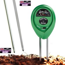 Soil PH Meter, 3-in-1 Soil Test Kit for Moisture, Light & PH Soil Tester (D897)