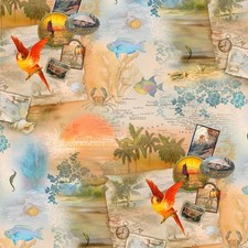 Fat Quarter Tropical Dreams