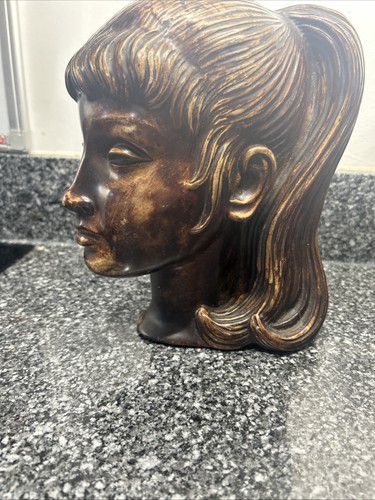 Girls head wall - girls, plaque