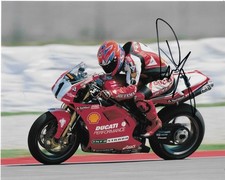 Carl Fogarty Superbikes Moto GP 500 signed photo Autograph Ducati In person