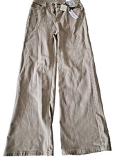 WIDE LEGS BEIGE JEANS BY TU