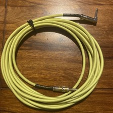 ERNIE BALL 25ft Neon Yellow Straight/angled Guitar Cable Lead.